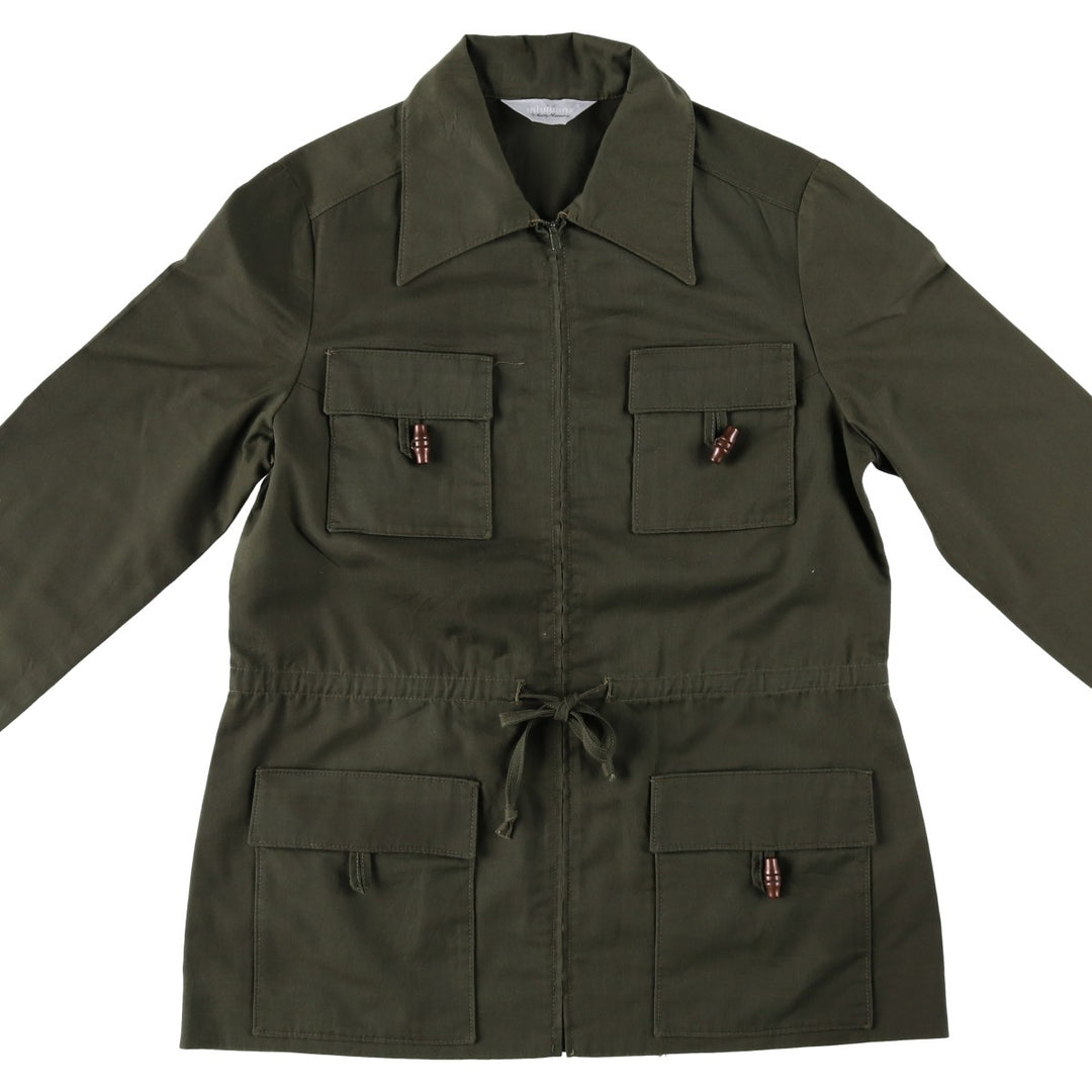 Intuitions by Kathy Manning Safari Jacket, Women's Size M (approx.) unclear Khaki type Vintage Second Hand
