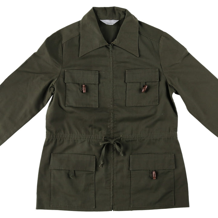 Intuitions by Kathy Manning Safari Jacket, Women's Size M (approx.) unclear Khaki type Vintage Second Hand
