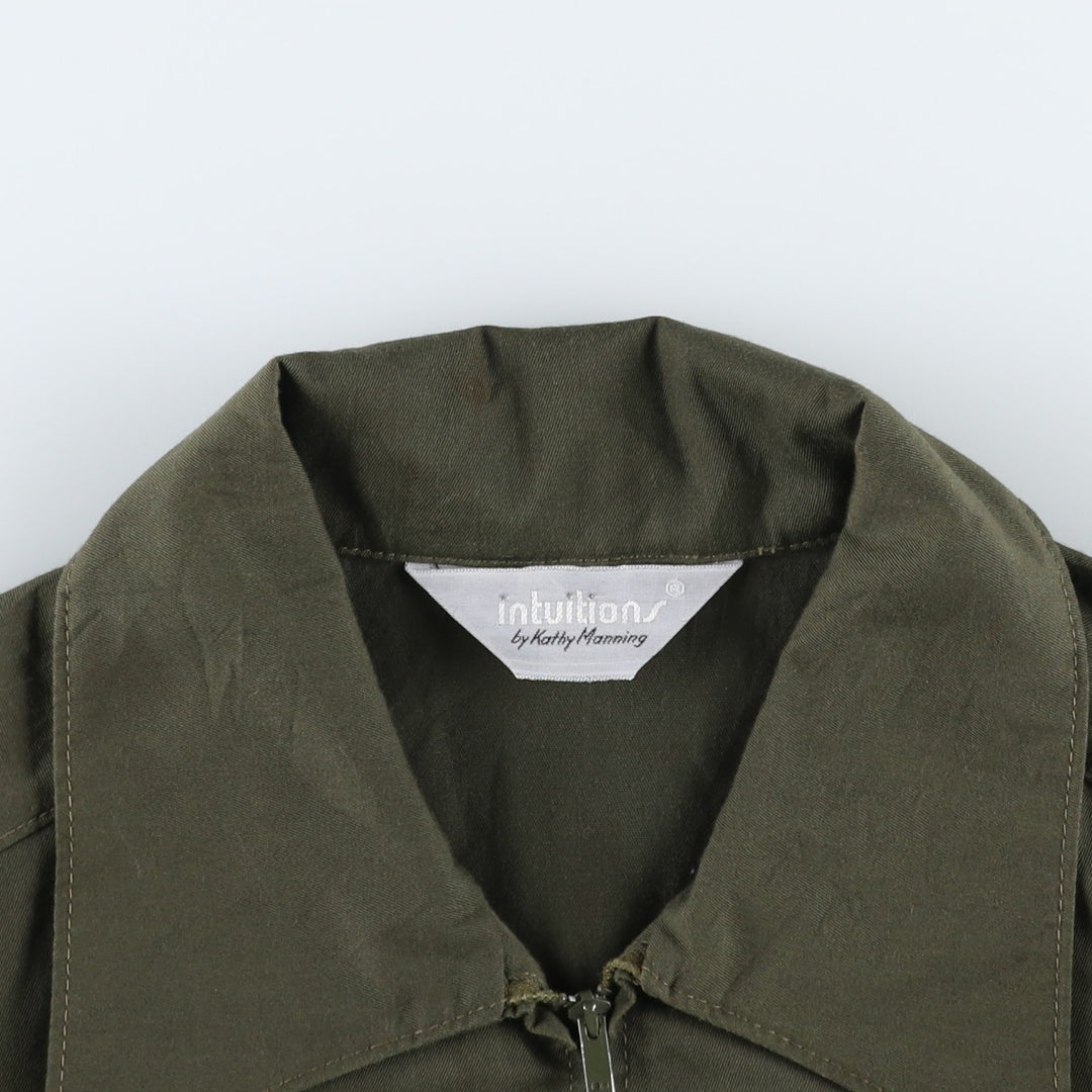 Intuitions by Kathy Manning Safari Jacket, Women's Size M (approx.) unclear Khaki type Vintage Second Hand