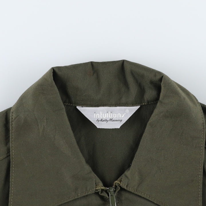 Intuitions by Kathy Manning Safari Jacket, Women's Size M (approx.) unclear Khaki type Vintage Second Hand