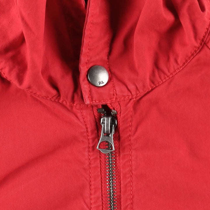 Ralph Lauren POLO RALPH LAUREN Cotton Hoodie, Women's Size L (approx.) cotton red type Vintage Second Hand