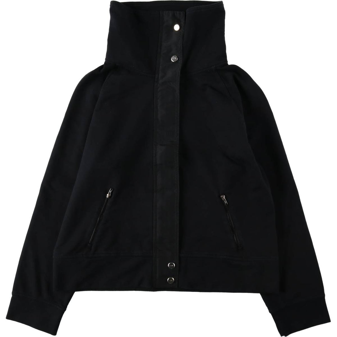 Ralph Lauren L-RL LAUREN ACTIVE High-Neck Cotton Jacket, Women's Size L (approx.) cotton black type Vintage Second Hand