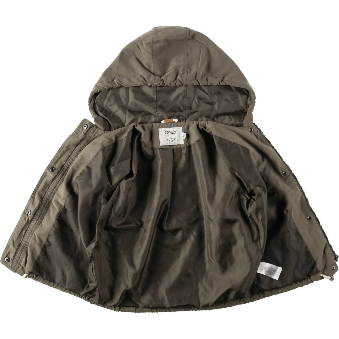 ONLY Mountain Parka Shell Jacket (Women's Size S) polyester Khaki type Vintage Second Hand