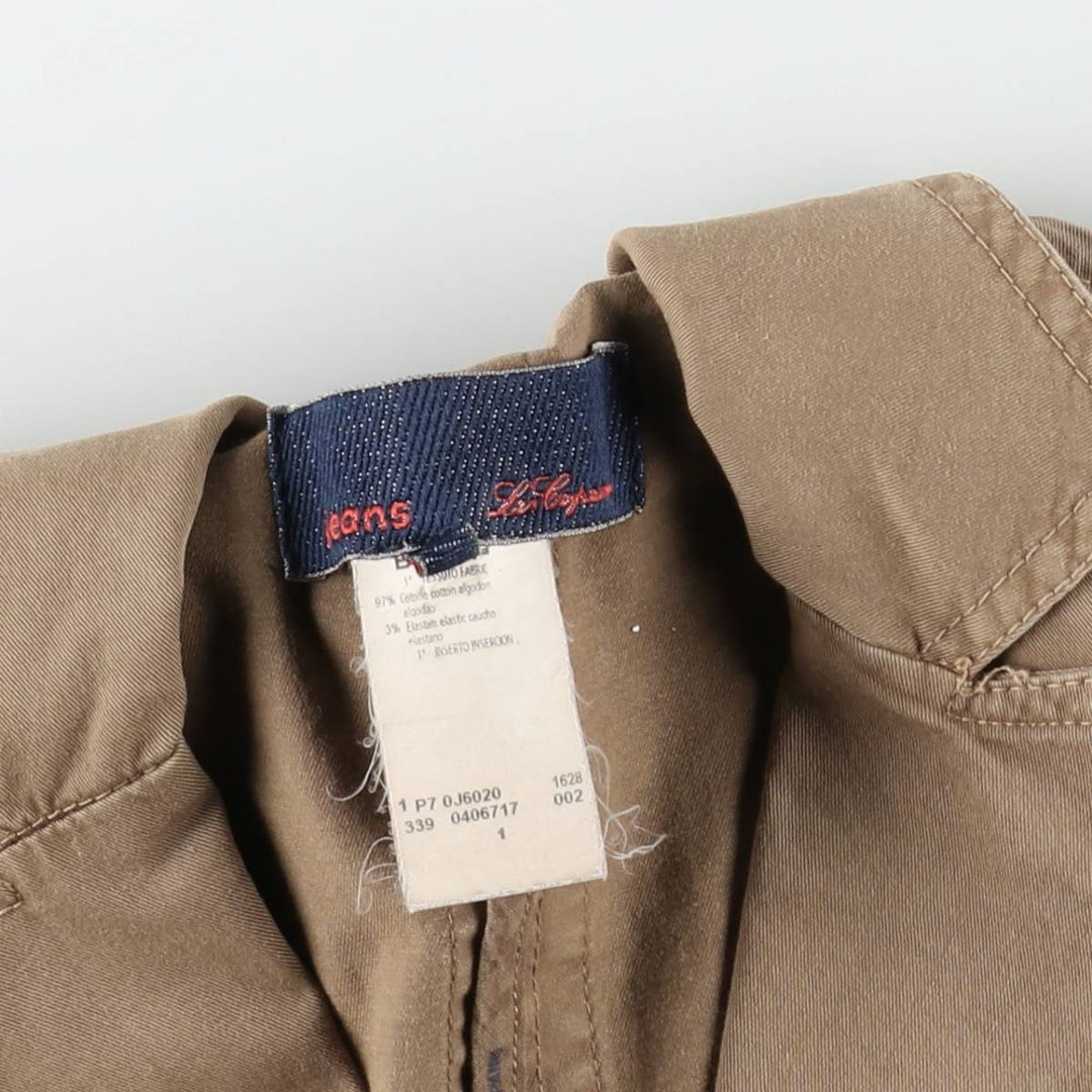 Les Copains tailored jacket, women's size S (approx.) cotton brown type Vintage Second Hand