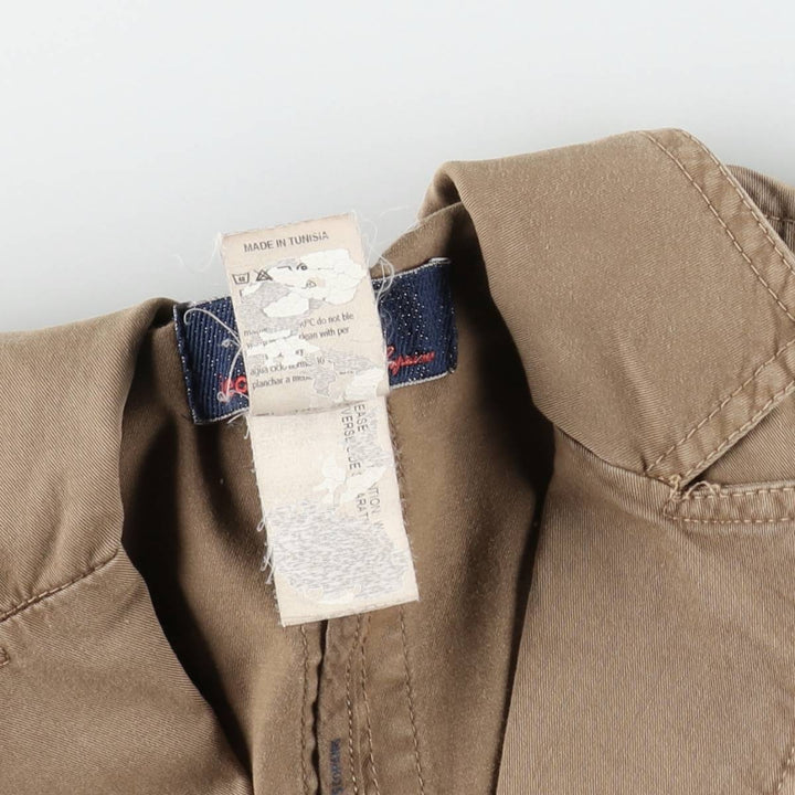 Les Copains tailored jacket, women's size S (approx.) cotton brown type Vintage Second Hand