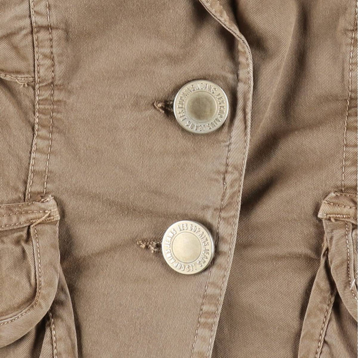 Les Copains tailored jacket, women's size S (approx.) cotton brown type Vintage Second Hand