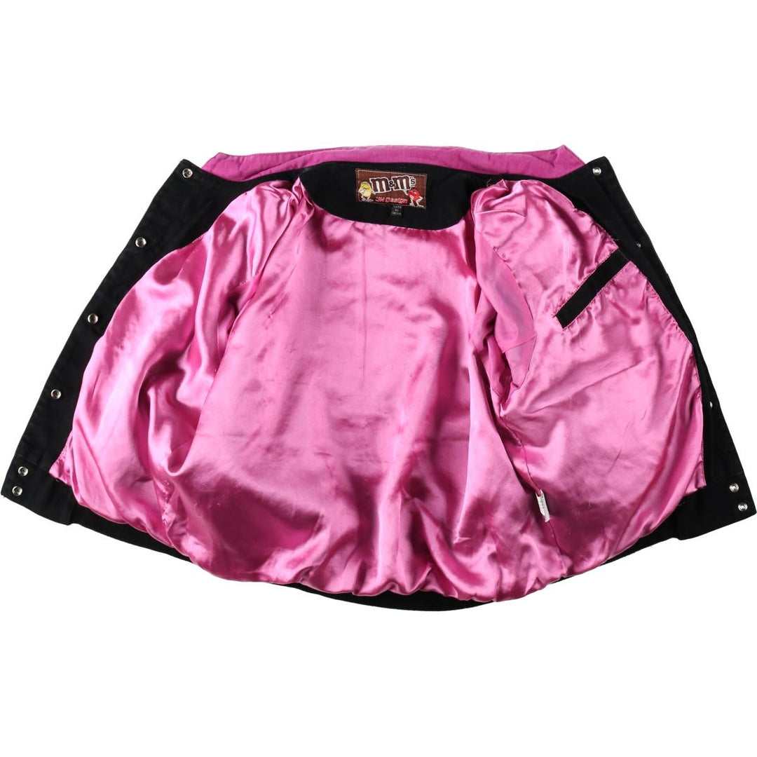 JH Design M&M's Racing Jacket, Women's XXL equivalent cotton pink type Vintage Second Hand