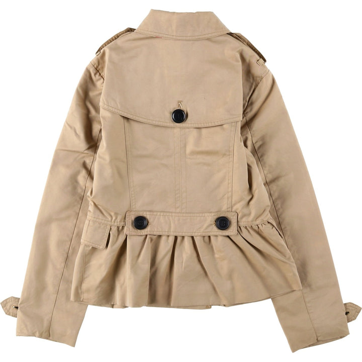 Burberry's BRIT Cotton Jacket, Women's Size XS (approx.) cotton Beige type Vintage Second Hand