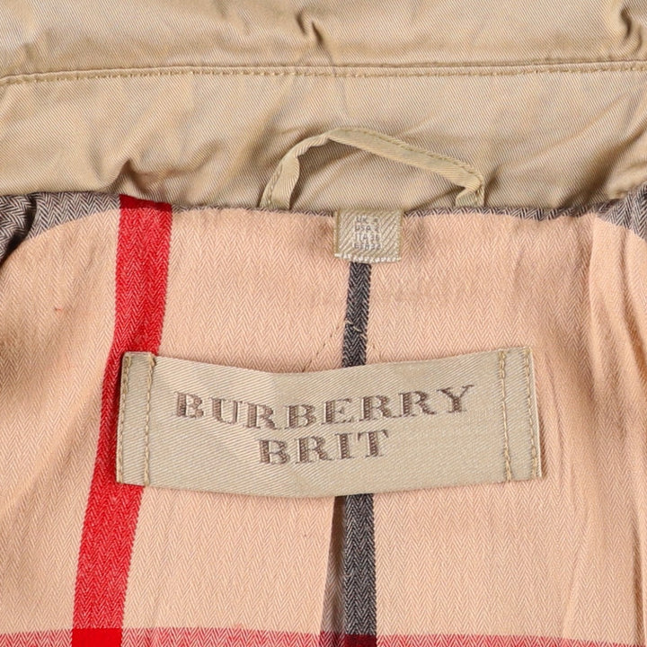 Burberry's BRIT Cotton Jacket, Women's Size XS (approx.) cotton Beige type Vintage Second Hand