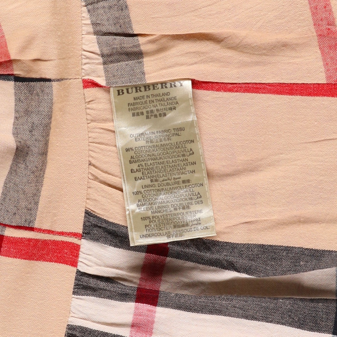 Burberry's BRIT Cotton Jacket, Women's Size XS (approx.) cotton Beige type Vintage Second Hand