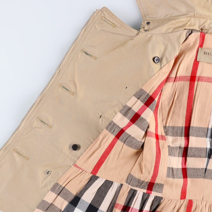 Burberry's BRIT Cotton Jacket, Women's Size XS (approx.) cotton Beige type Vintage Second Hand
