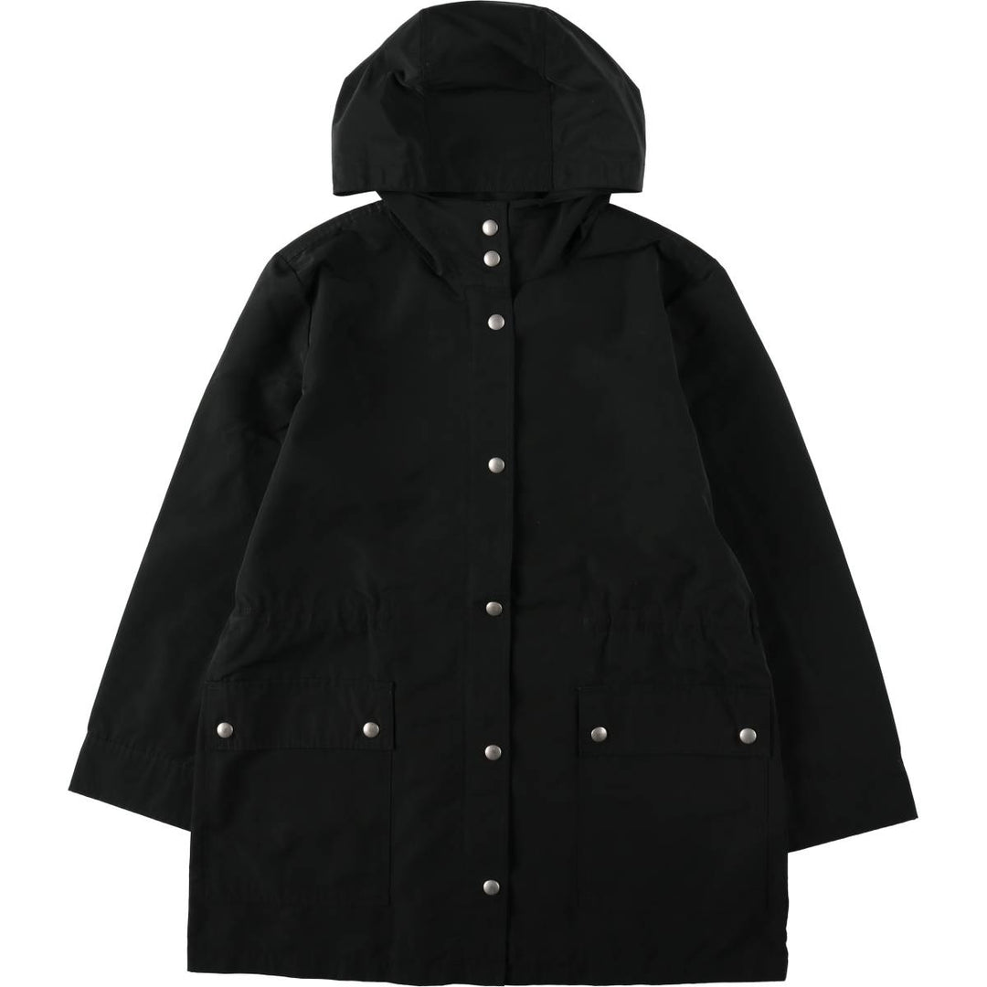 J.Crew Mountain Parka Shell Jacket, Women's Size M (approx.) polyester black type Vintage Second Hand