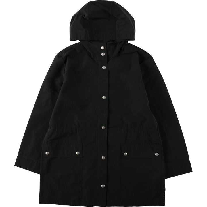 J.Crew Mountain Parka Shell Jacket, Women's Size M (approx.) polyester black type Vintage Second Hand