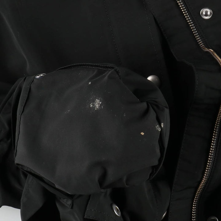 J.Crew Mountain Parka Shell Jacket, Women's Size M (approx.) polyester black type Vintage Second Hand