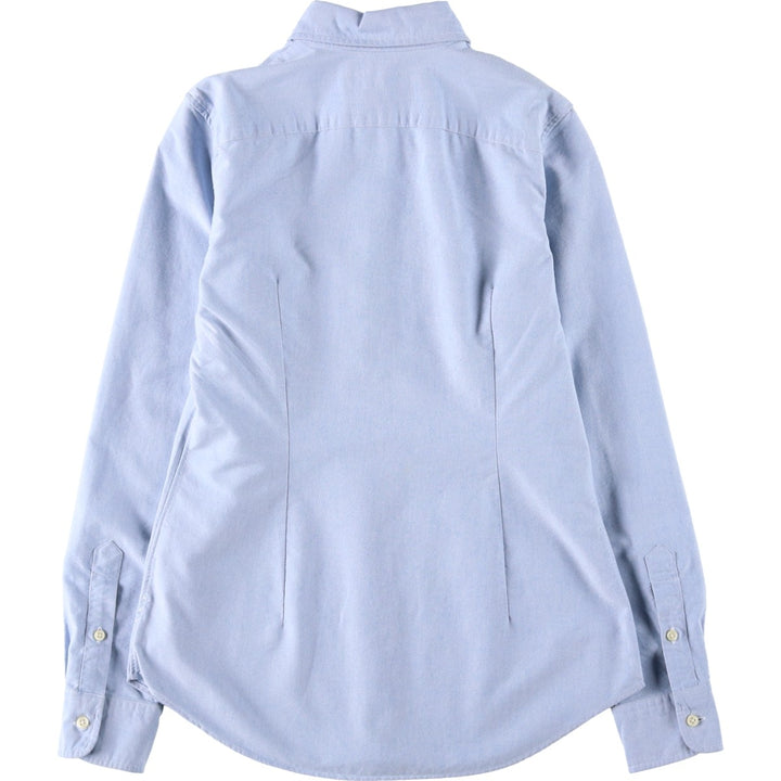 Ralph Lauren CUSTOM FIT Long-Sleeve Button-Down Shirt, Women's Size S (approx.) cotton Blue type light blue Vintage Second Hand