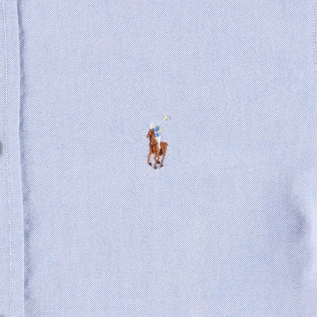 Ralph Lauren CUSTOM FIT Long-Sleeve Button-Down Shirt, Women's Size S (approx.) cotton Blue type light blue Vintage Second Hand