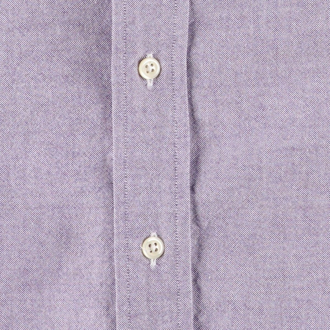 Ralph Lauren long-sleeved button-down shirt, women's size XL cotton purple type Vintage Second Hand