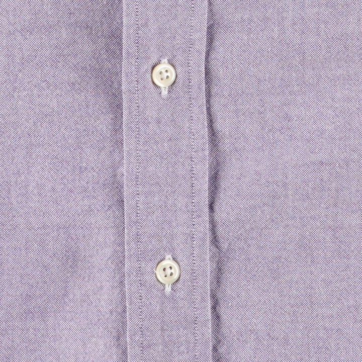 Ralph Lauren long-sleeved button-down shirt, women's size XL cotton purple type Vintage Second Hand