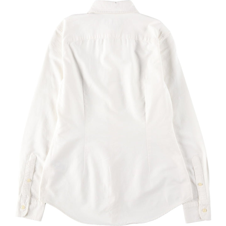 Ralph Lauren CUSTOM FIT Long-Sleeve Button-Down Shirt, Women's Size XS (approx.) cotton white type Vintage Second Hand