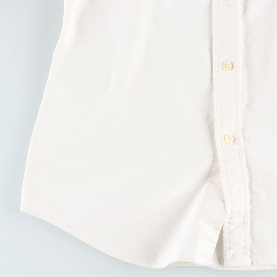 Ralph Lauren CUSTOM FIT Long-Sleeve Button-Down Shirt, Women's Size XS (approx.) cotton white type Vintage Second Hand