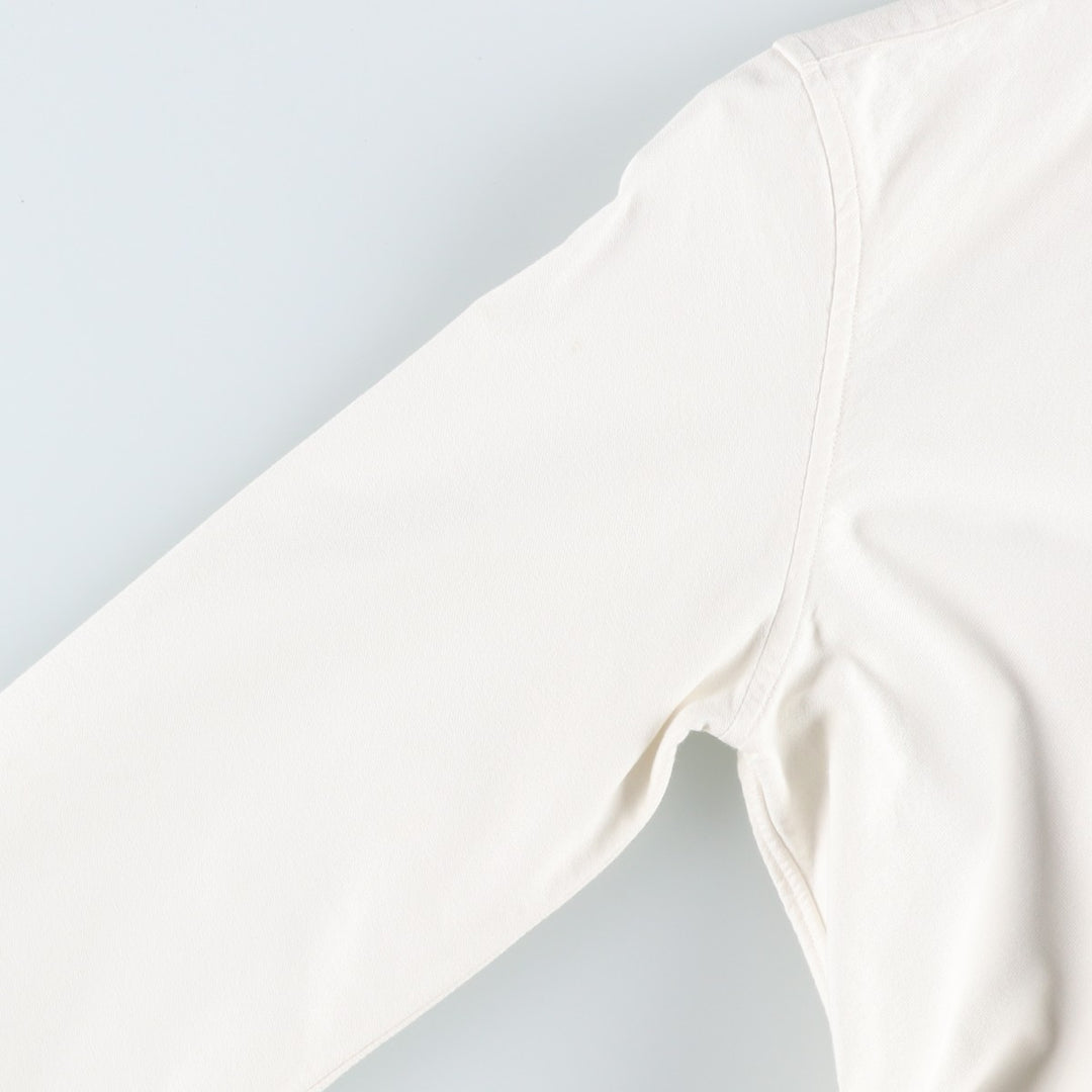 Ralph Lauren CUSTOM FIT Long-Sleeve Button-Down Shirt, Women's Size XS (approx.) cotton white type Vintage Second Hand