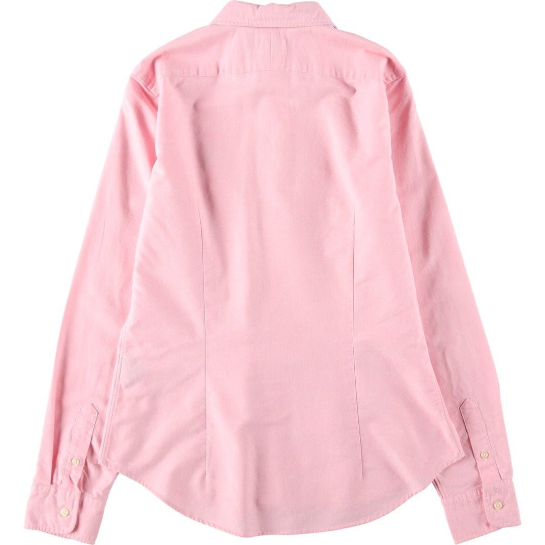 Ralph Lauren SPORT Slim Fit Long-Sleeve Button-Down Shirt, Women's Size L (approx.) cotton pink type Vintage Second Hand