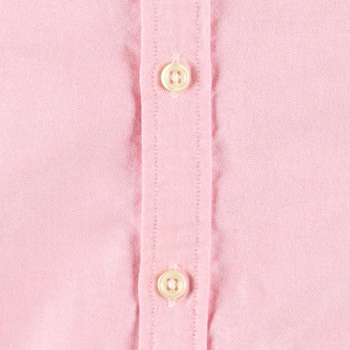 Ralph Lauren SPORT Slim Fit Long-Sleeve Button-Down Shirt, Women's Size L (approx.) cotton pink type Vintage Second Hand