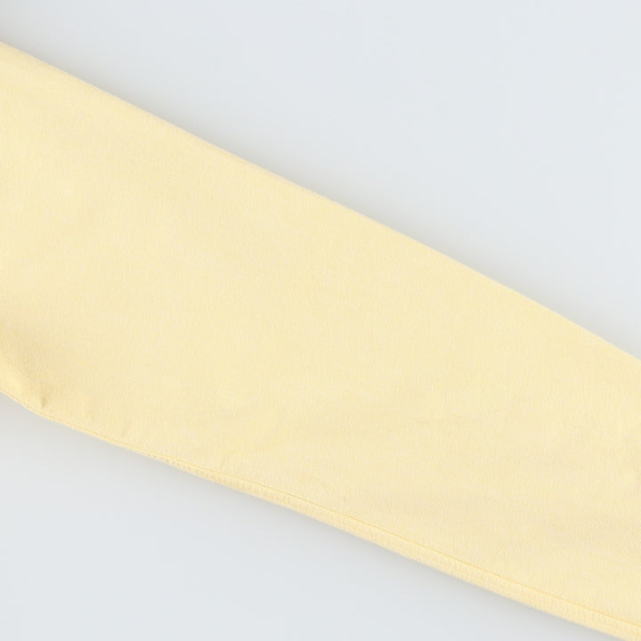 Ralph Lauren POLO RALPH LAUREN CUSTOM FIT Long-Sleeve Button-Down Shirt, Women's Size M (approx.) cotton lemon yellow Vintage Second Hand