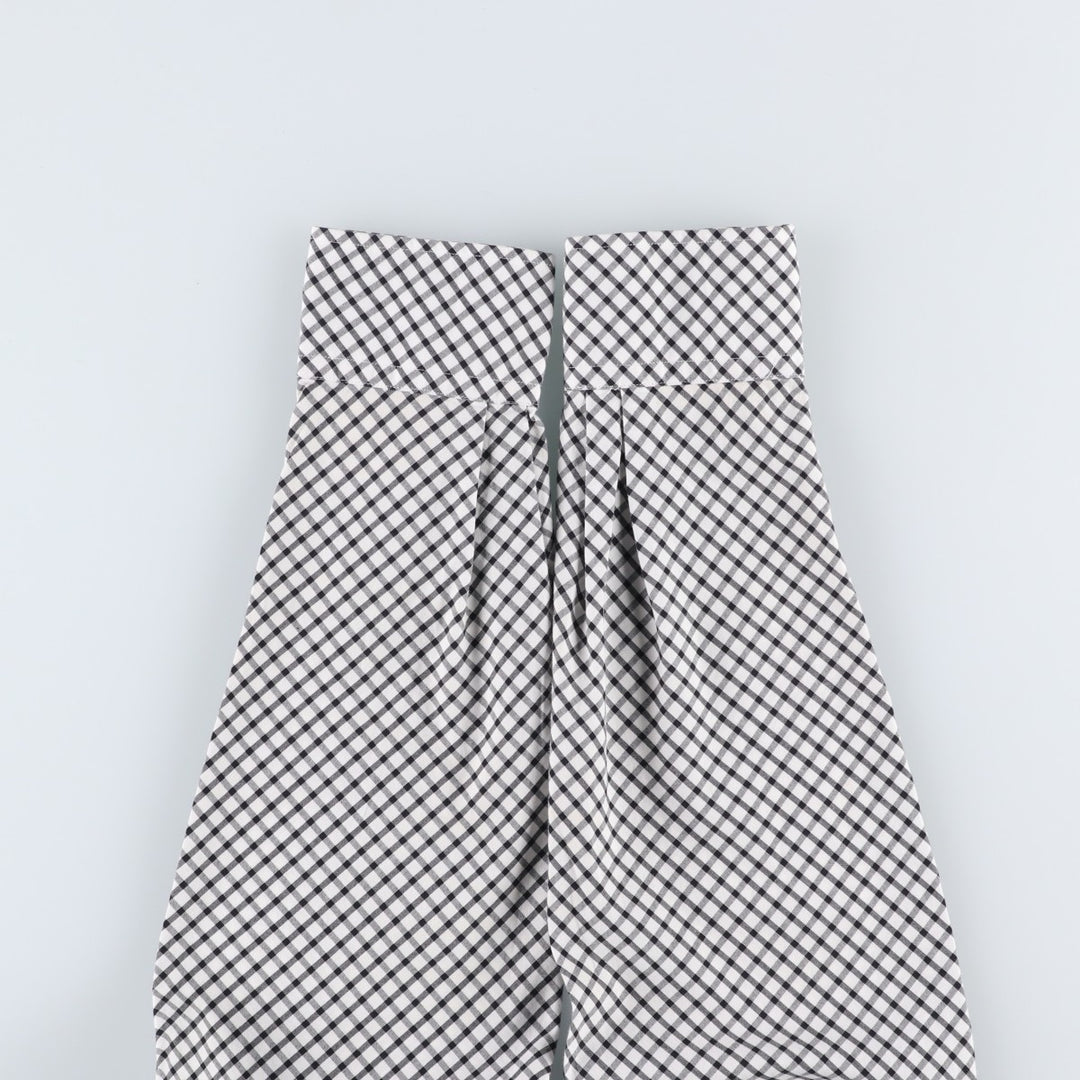 Ralph Lauren SPORT Long-Sleeve Cotton Check Shirt, Women's Size L (approx.) cotton black type Vintage Second Hand