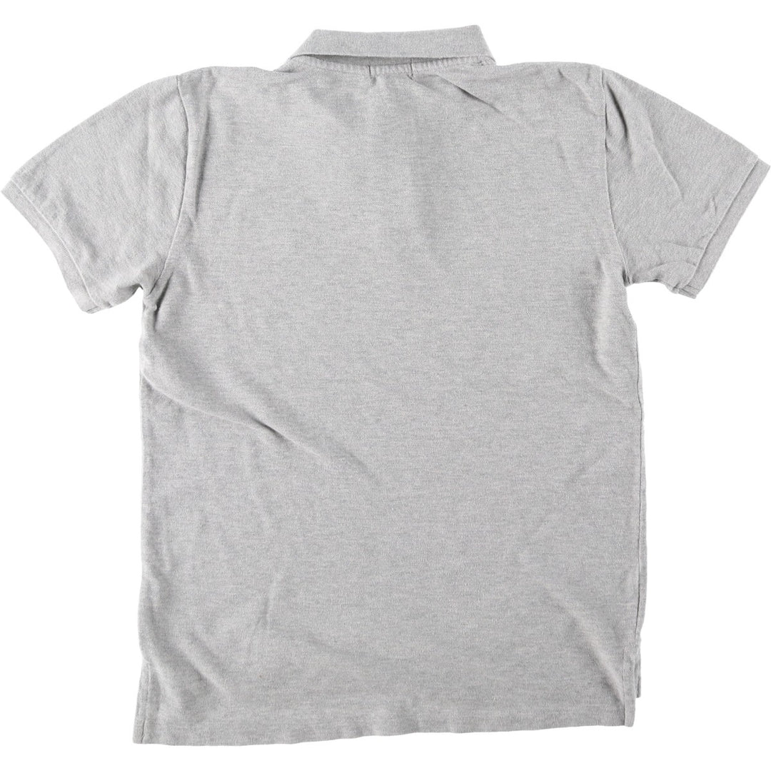 Ralph Lauren POLO by Ralph Lauren short sleeve polo shirt, women's size M cotton gray type Vintage Second Hand