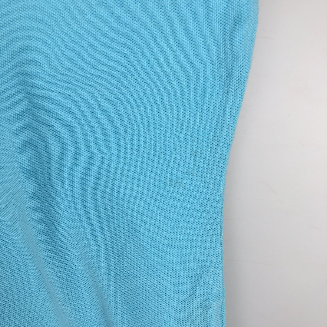 Ralph Lauren THE SKINNY POLO Short-Sleeve Polo Shirt, Women's Size L (approx.) cotton Blue type light blue Vintage Second Hand