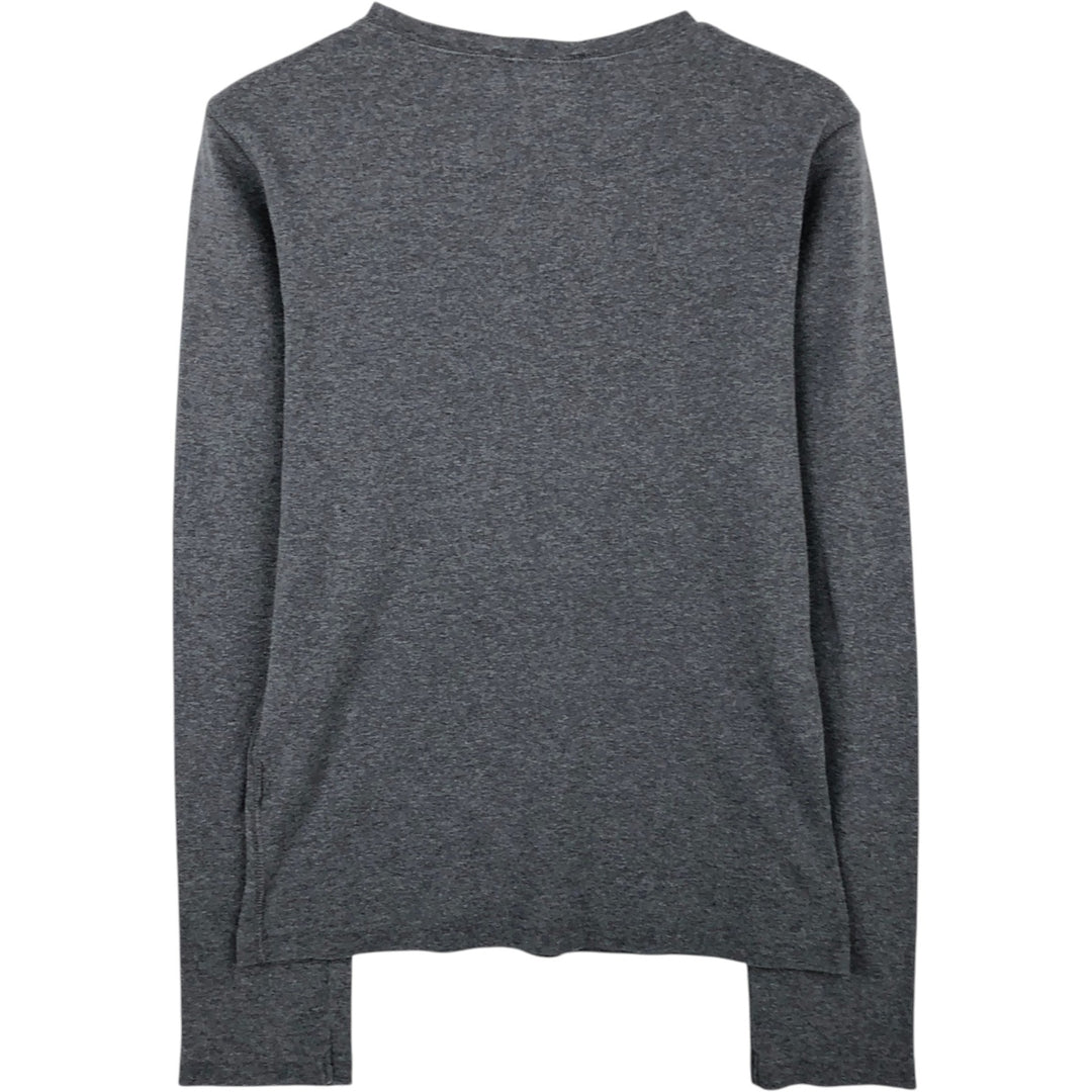 Ralph Lauren RALPH LAUREN SPORT Long T-shirt Long T Women's L size cotton gray type Vintage Second Hand