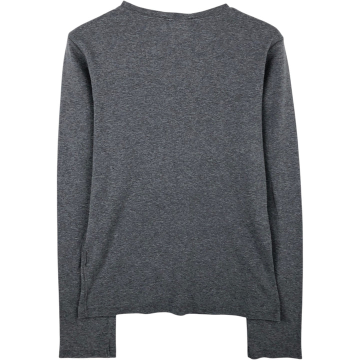 Ralph Lauren RALPH LAUREN SPORT Long T-shirt Long T Women's L size cotton gray type Vintage Second Hand