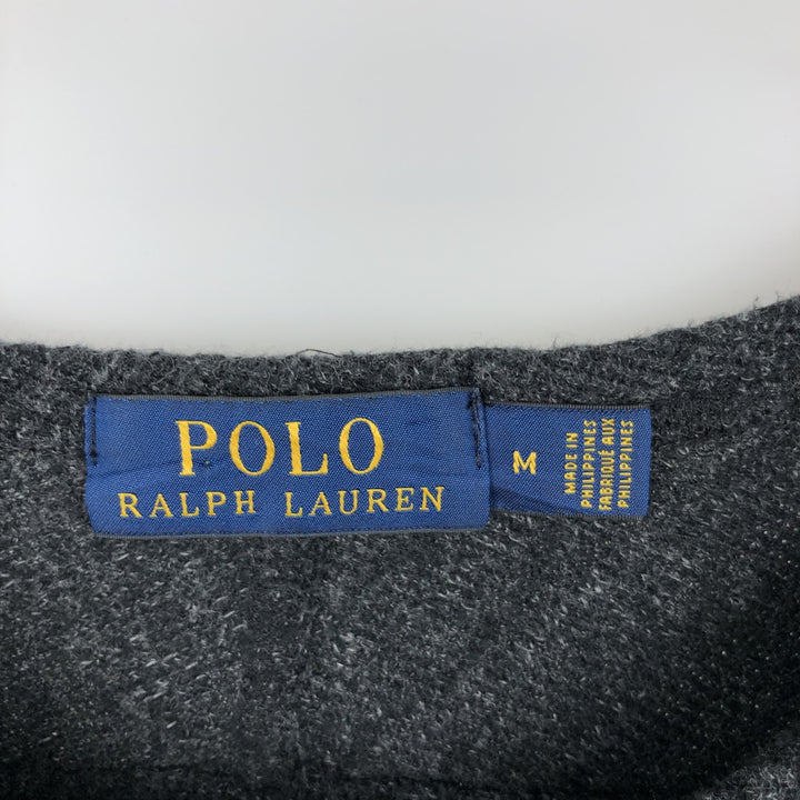 Ralph Lauren POLO RALPH LAUREN Thermal Long-Sleeve T-Shirt, Women's Size M (approx.) unclear Charcoal Vintage Second Hand