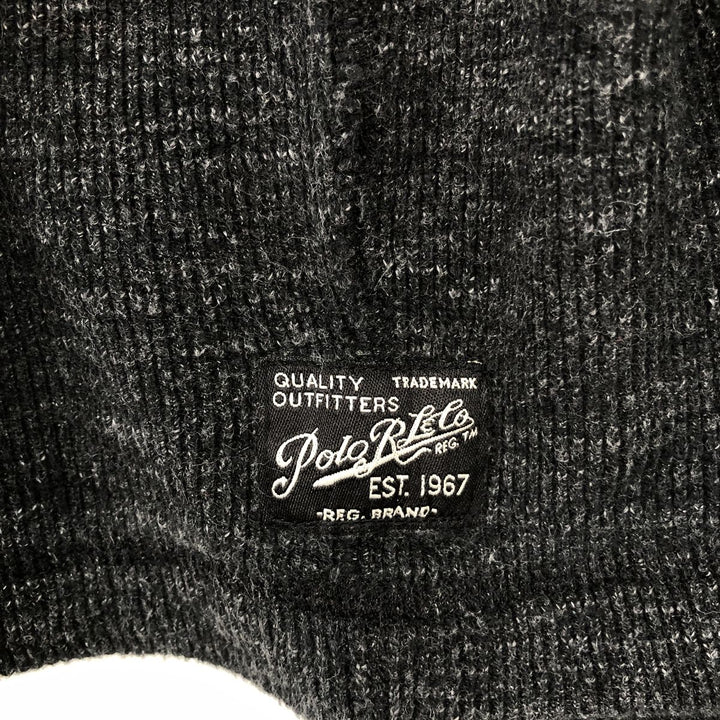 Ralph Lauren POLO RALPH LAUREN Thermal Long-Sleeve T-Shirt, Women's Size M (approx.) unclear Charcoal Vintage Second Hand