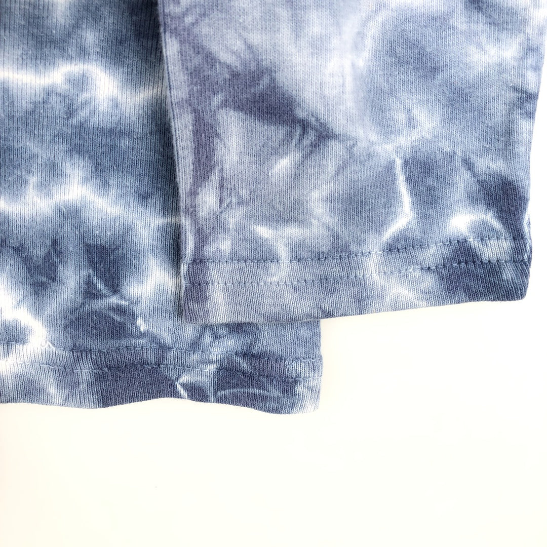 2000'S Harley-Davidson Tie-Dye Pattern Long-Sleeve T-Shirt, Made in USA, Women's Size L (approx.) cotton blue type Vintage Second Hand