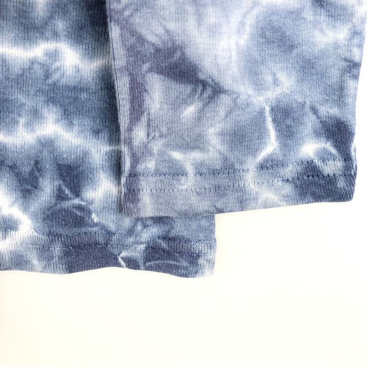 2000'S Harley-Davidson Tie-Dye Pattern Long-Sleeve T-Shirt, Made in USA, Women's Size L (approx.) cotton blue type Vintage Second Hand