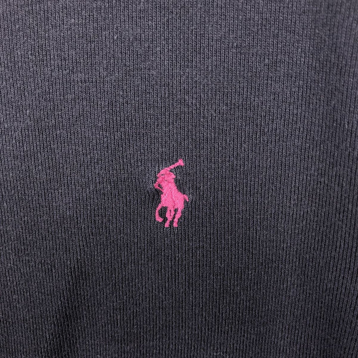 Ralph Lauren RALPH LAUREN SPORT long-sleeved T-shirt, women's size M cotton navy blue type Vintage Second Hand