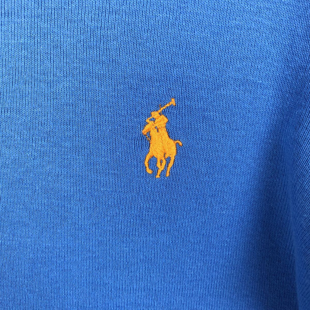 Ralph Lauren RALPH LAUREN SPORT long-sleeved T-shirt, women's size M cotton Blue type light blue Vintage Second Hand
