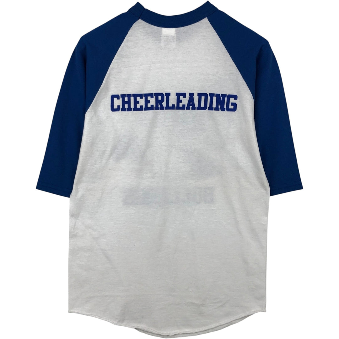 AUGUSTA College 3/4 Sleeve Raglan T-Shirt, Women's Size S (approx.) cotton white type Vintage Second Hand