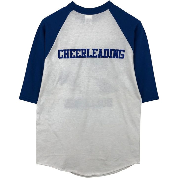 AUGUSTA College 3/4 Sleeve Raglan T-Shirt, Women's Size S (approx.) cotton white type Vintage Second Hand