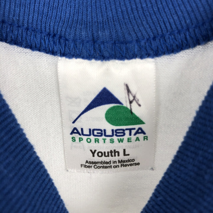 AUGUSTA College 3/4 Sleeve Raglan T-Shirt, Women's Size S (approx.) cotton white type Vintage Second Hand