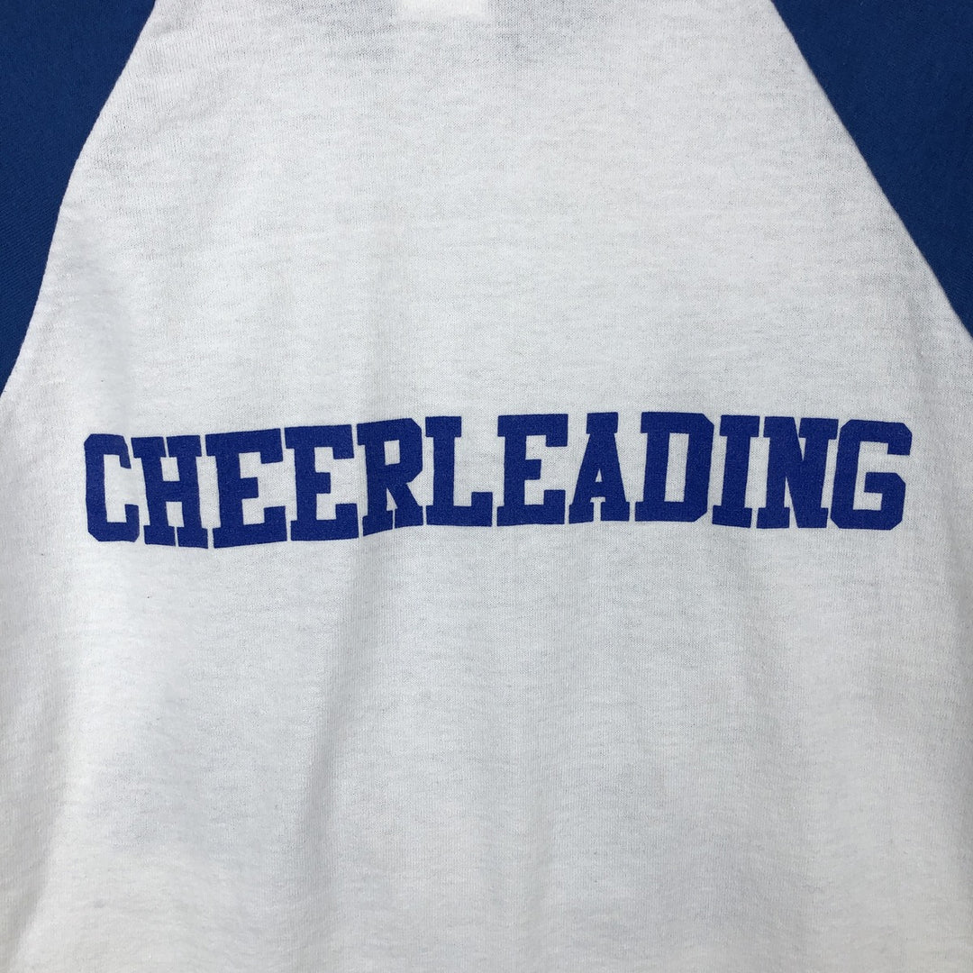 AUGUSTA College 3/4 Sleeve Raglan T-Shirt, Women's Size S (approx.) cotton white type Vintage Second Hand