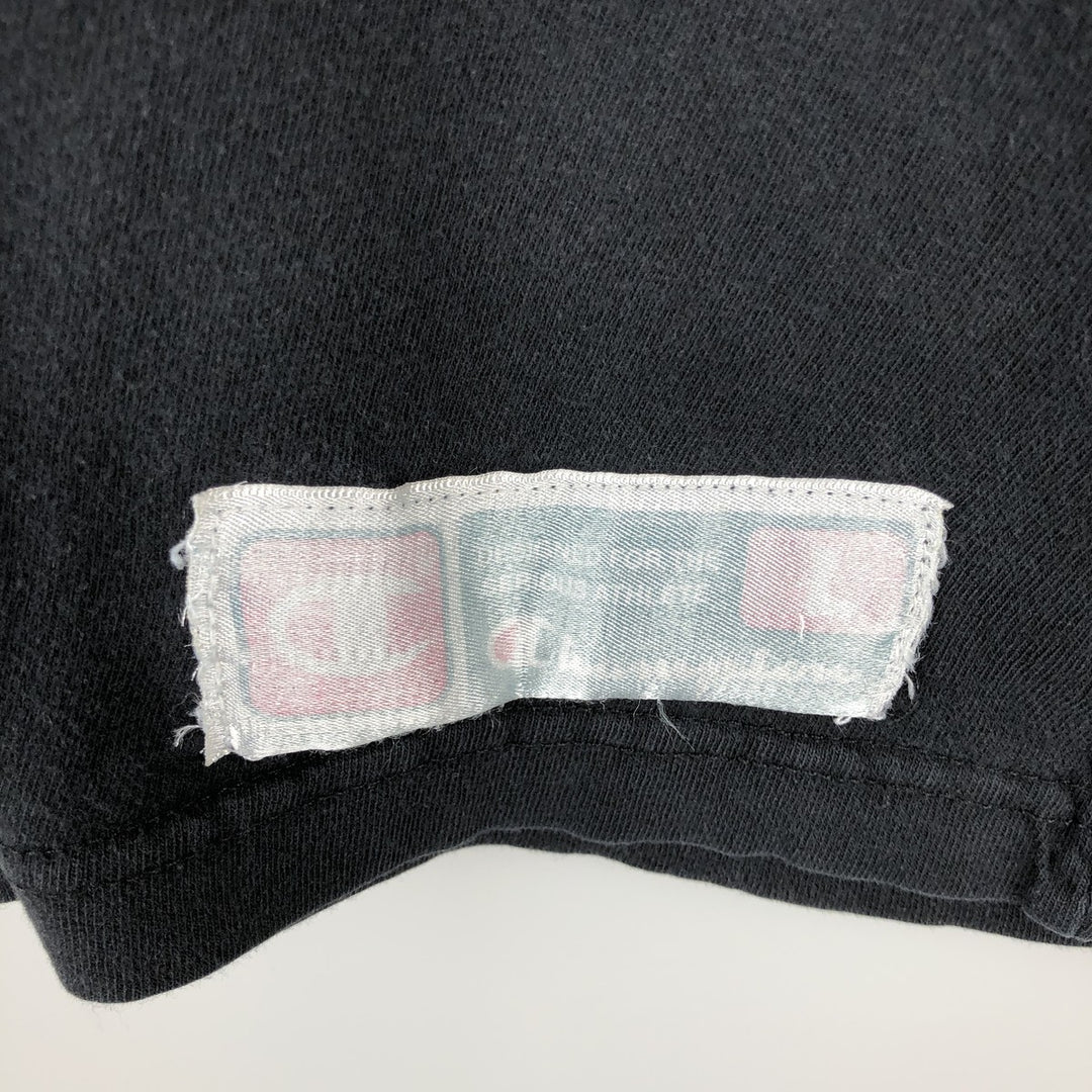 Champion AUTHENTIC ATHLETIC APPAREL Long-Sleeve T-Shirt (Women's Size M) - 2000s cotton black type Vintage Second Hand