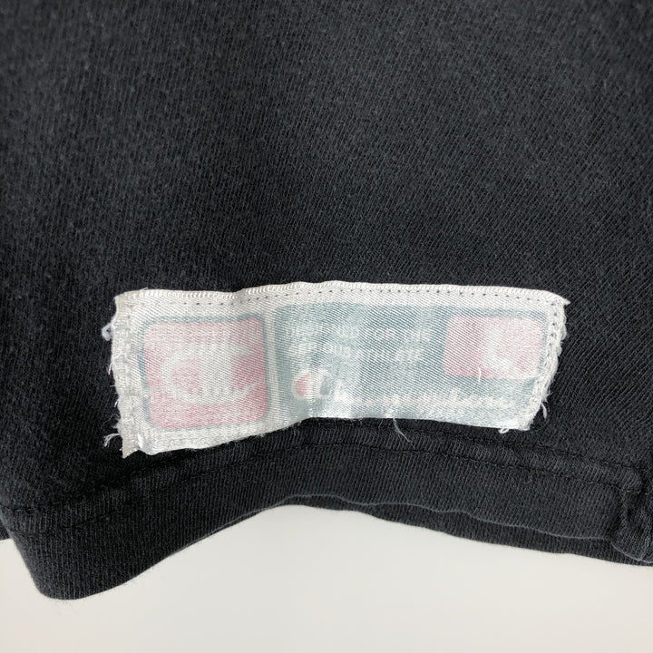 Champion AUTHENTIC ATHLETIC APPAREL Long-Sleeve T-Shirt (Women's Size M) - 2000s cotton black type Vintage Second Hand