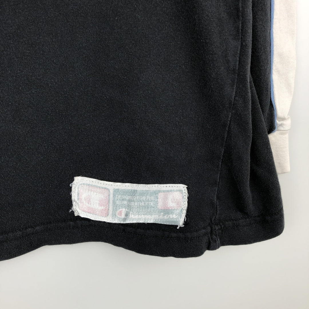 Champion AUTHENTIC ATHLETIC APPAREL Long-Sleeve T-Shirt (Women's Size M) - 2000s cotton black type Vintage Second Hand
