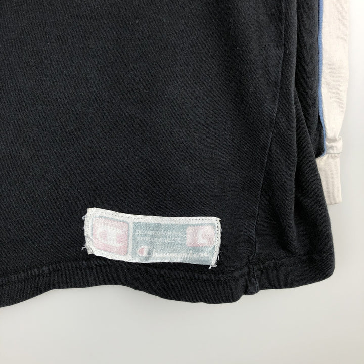 Champion AUTHENTIC ATHLETIC APPAREL Long-Sleeve T-Shirt (Women's Size M) - 2000s cotton black type Vintage Second Hand