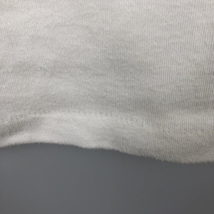 1980'S Textile Prints Knoxville International Exposition 3/4 Sleeve Long T-Shirt, Made in USA, Women's Size L (Equivalent), Vintage polyester pale white type Vintage Second Hand