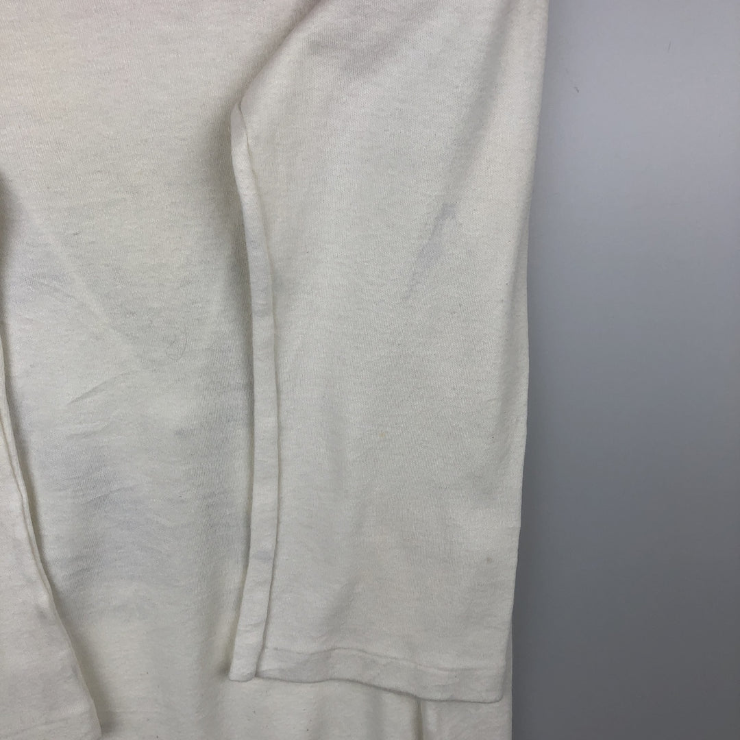 1980'S Textile Prints Knoxville International Exposition 3/4 Sleeve Long T-Shirt, Made in USA, Women's Size L (Equivalent), Vintage polyester pale white type Vintage Second Hand