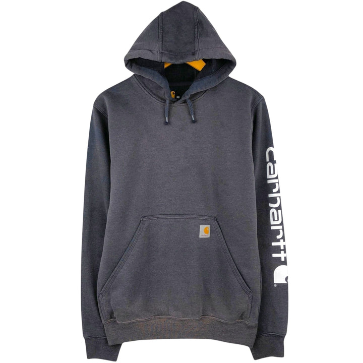 Carhartt ORIGINAL FIT Sweatshirt Pullover Hoodie, Men's Size XS (approx.) cotton navy blue type Vintage Second Hand